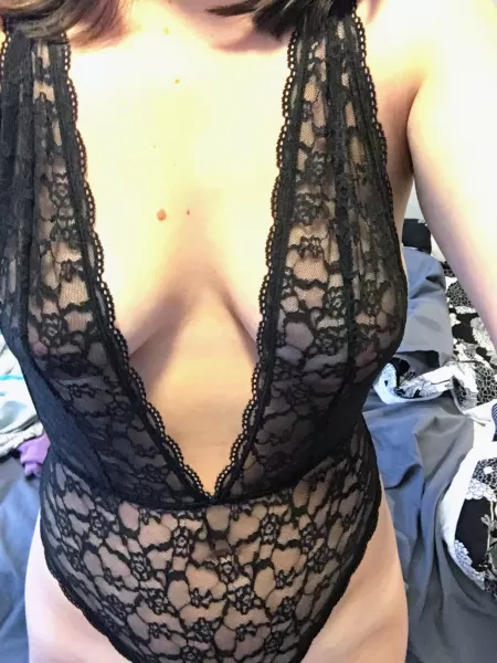 Just got a new bodysuit - ready to choke on some cock this weekend :0 by zonie2778