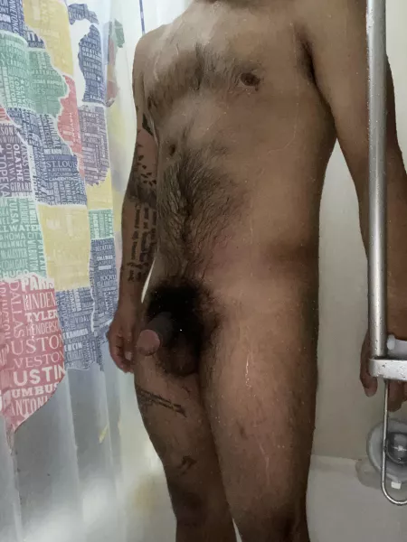 Just got bored in the shower with my hairy chorizo 🤠 by UrbanCowboy714