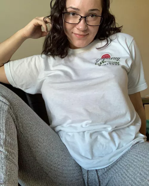 Just got glasses, what do you think? by Buttcheeksnbarbells