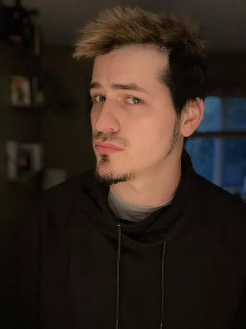 Just got home from work 🥵 by Odd-purple-flower