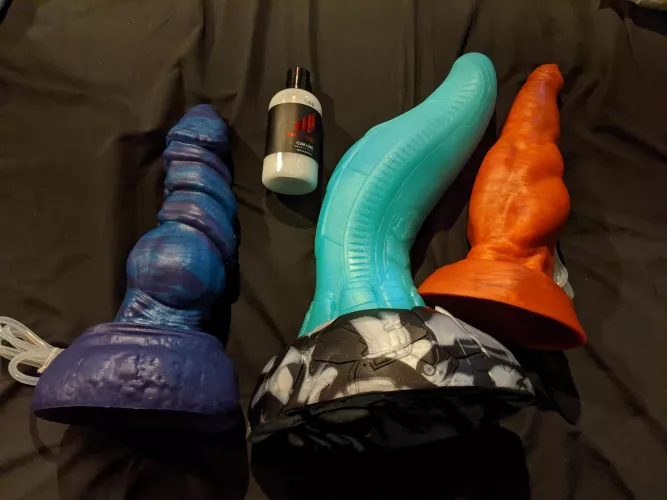 Just got my customs! (XL Nova, Habu, and Glyph) by socialfive