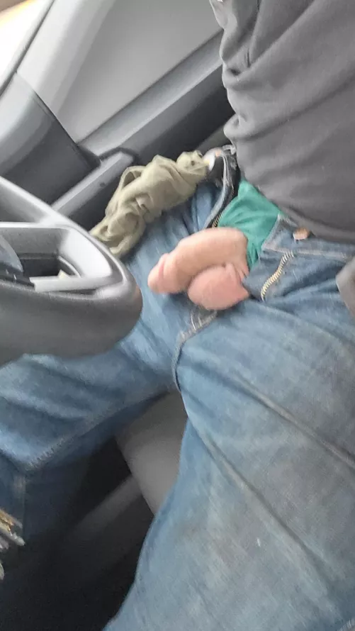 Just got off work. Stuck in traffic. Tell me what you would do if you were next to me 😉 by burner4you00