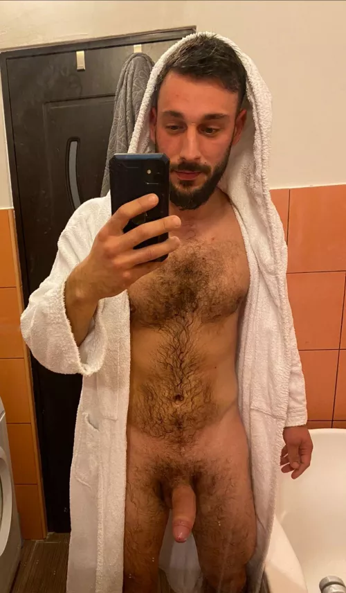 Just got out of the shower, what should we do? by bearded_vet30