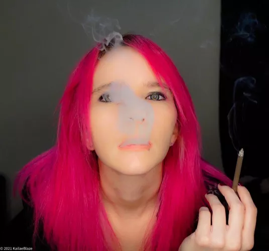 Just hanging out and smoking a Nat Sherman MCD…. by KailaeBlaze