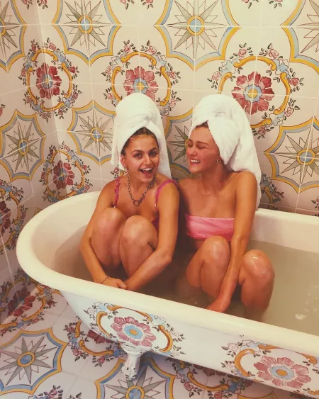 Just hanging out as bffs. by luv___2___race