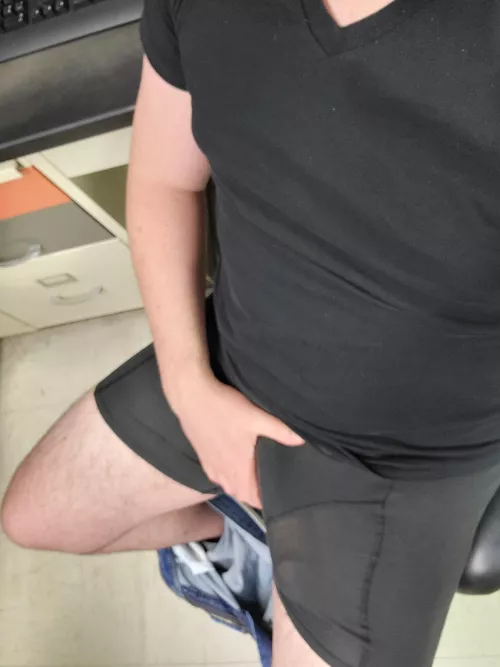 Just hanging out at work by MundaneWeb4953