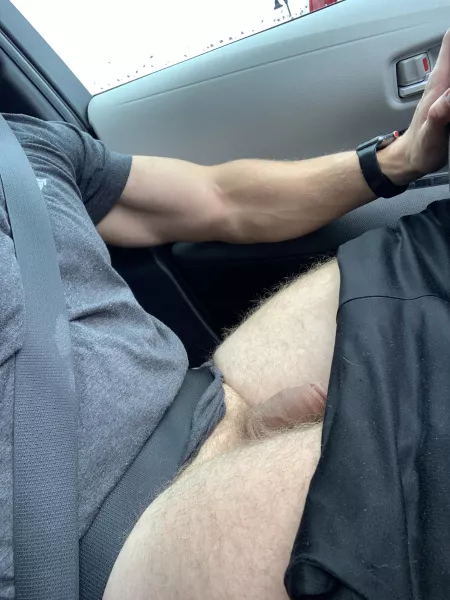 Just having so[m]e fun in the car after the bake shift by MusclesandWine