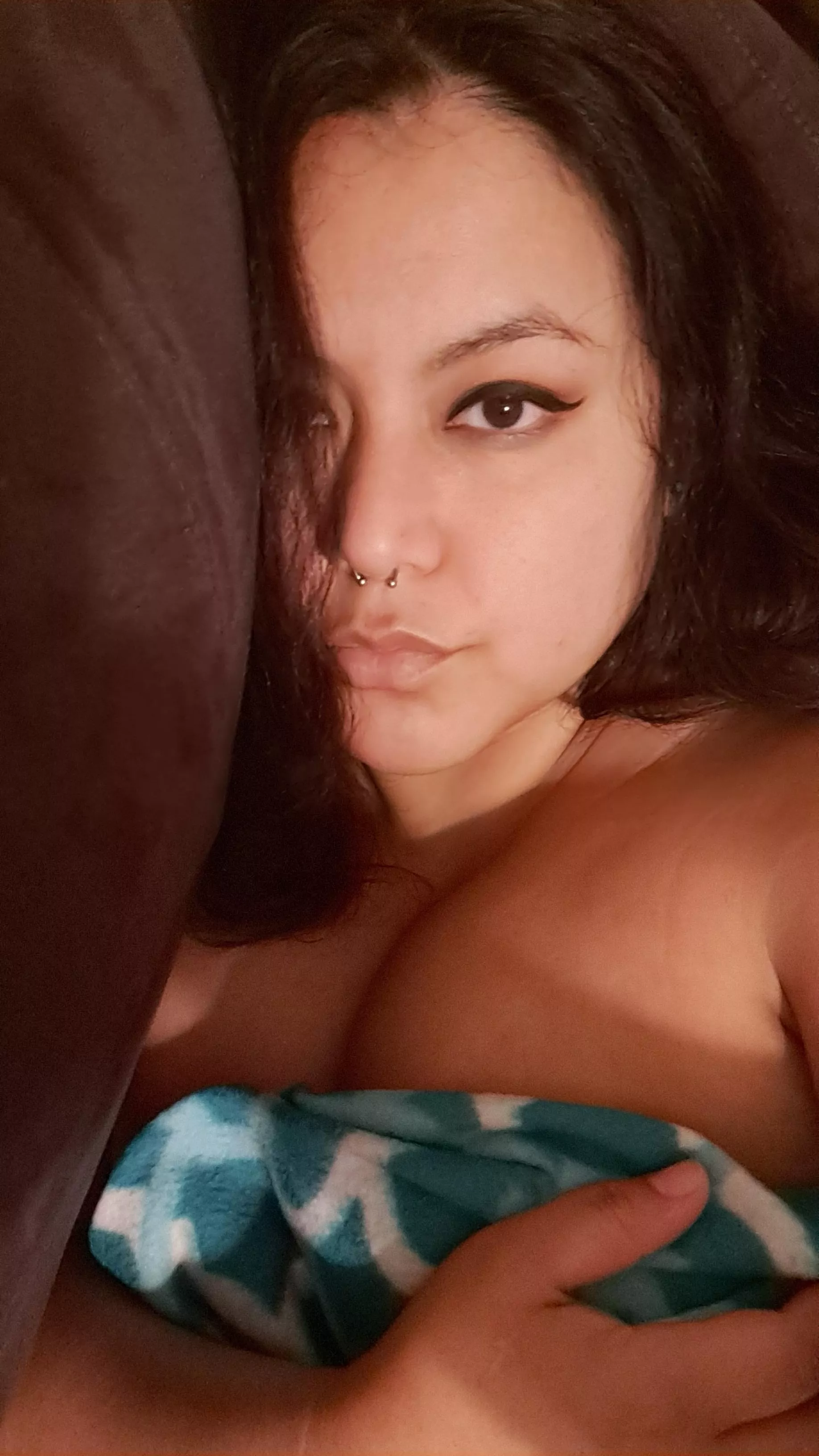 Just here cuddling with myself 😆 posted by DeviThikk