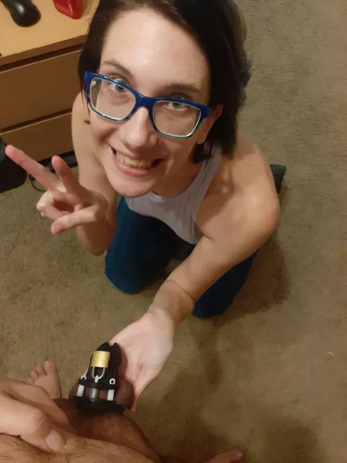 Just in time for November the cage arrived for my cam guy by MassageHerkelly