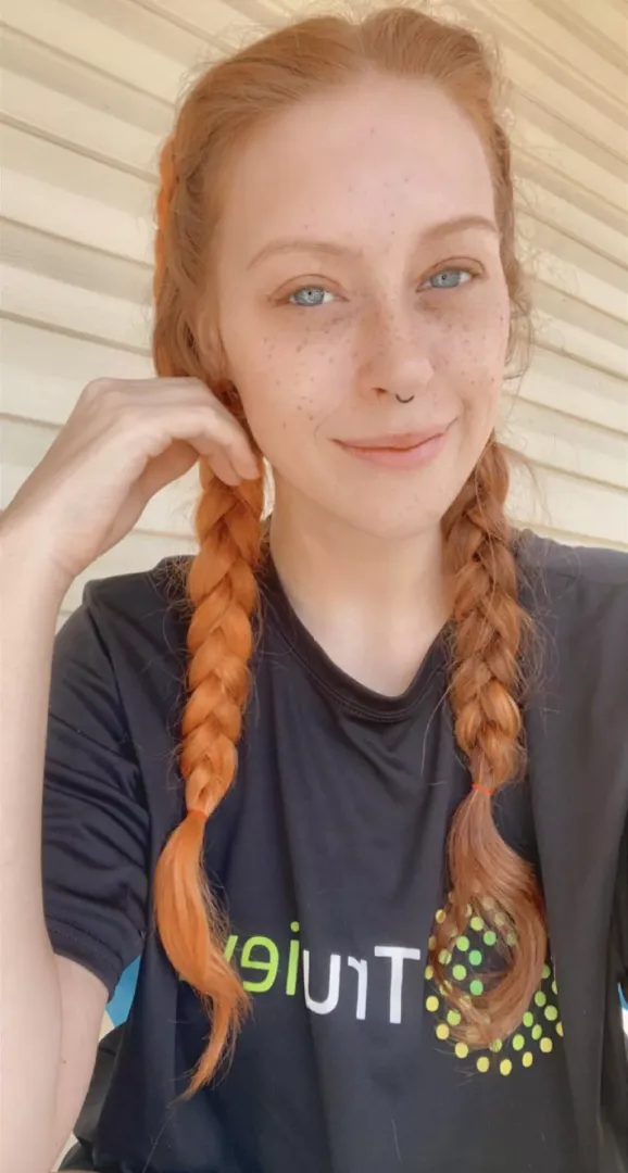 just learned how to faux french braid 😋 posted by istayyawayyyX