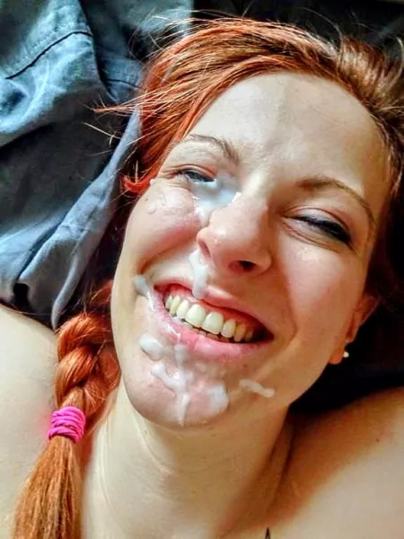 Just love the way her face is covered in her eye is practically sealed 💖💦💦💦😍 by Roadliner1