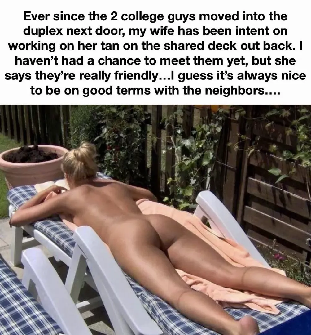 Just making friends with the neighbors… posted by Mastercaptions