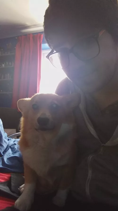 Just me and the dog. Chillin n vibins bros by MrMyster11