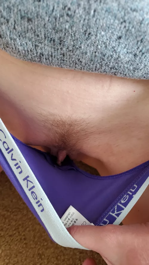 Just me (f), my Calvins and my little bush by Hooterpeeper