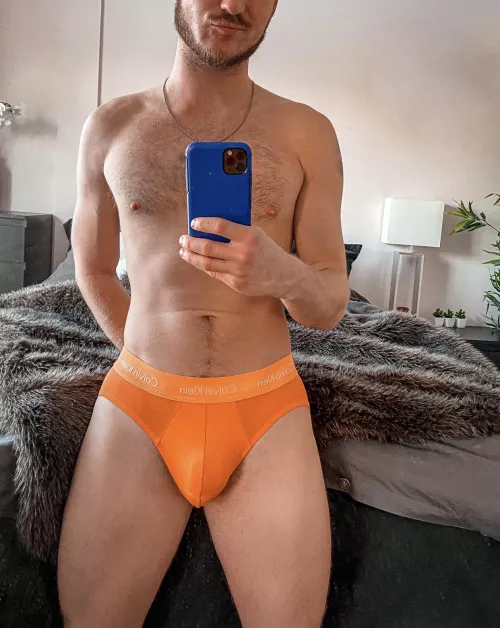 Just me & my fav orange Calvin’s by TheNickTaylor
