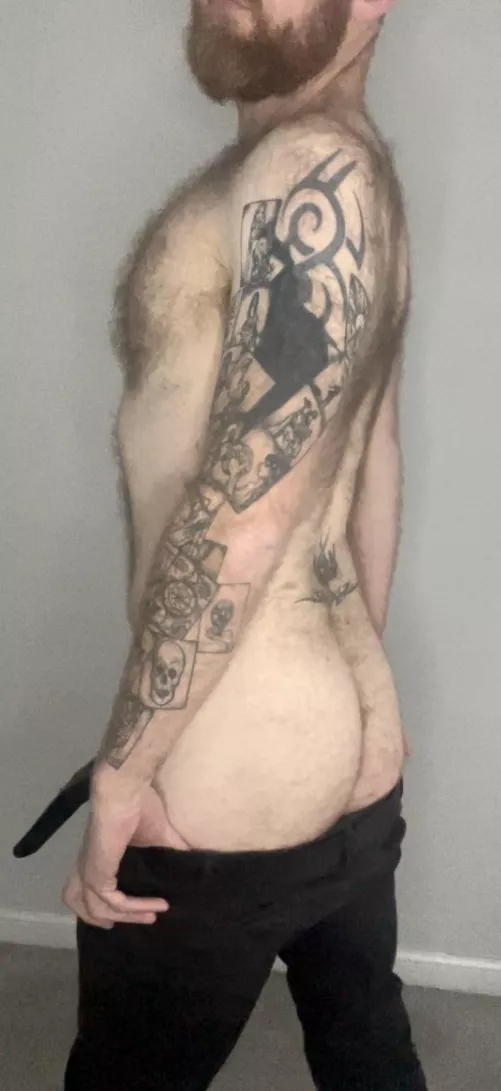 Just my hairy ass by gbrad1983