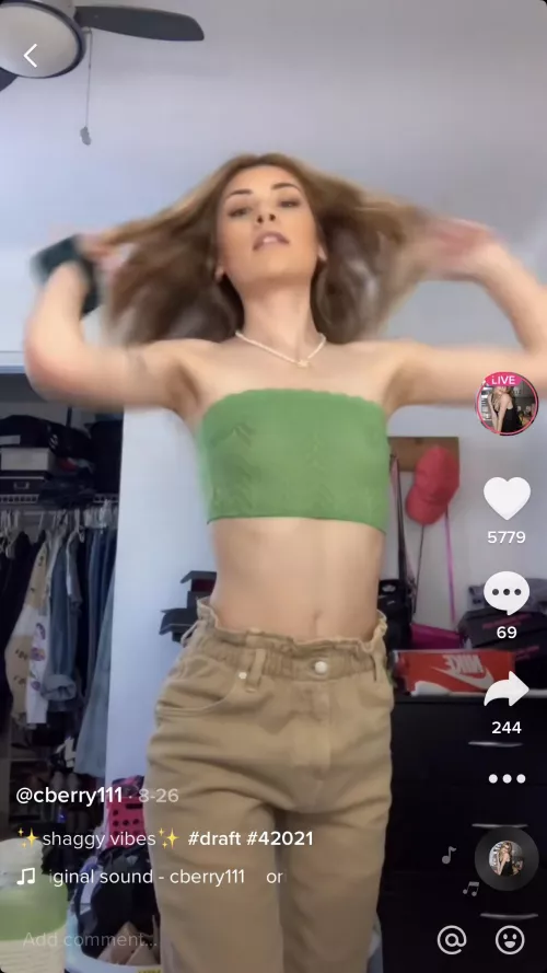 Just one of her tiktoks instead of a live by ShadowSeeker3301