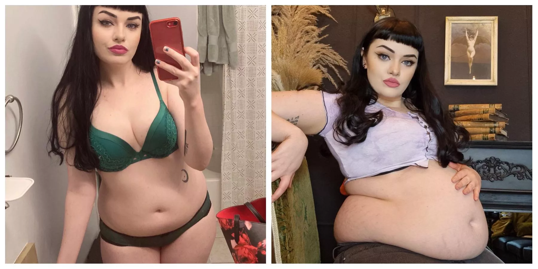 Just one year older but wayyy fatter 🐷 posted by hmmwelp