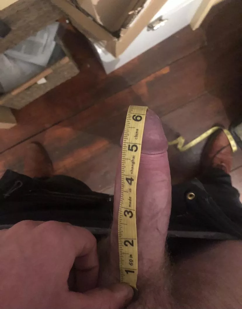 Just over six if the tape was pulled tighter ? 5.7 girth posted by emerald889