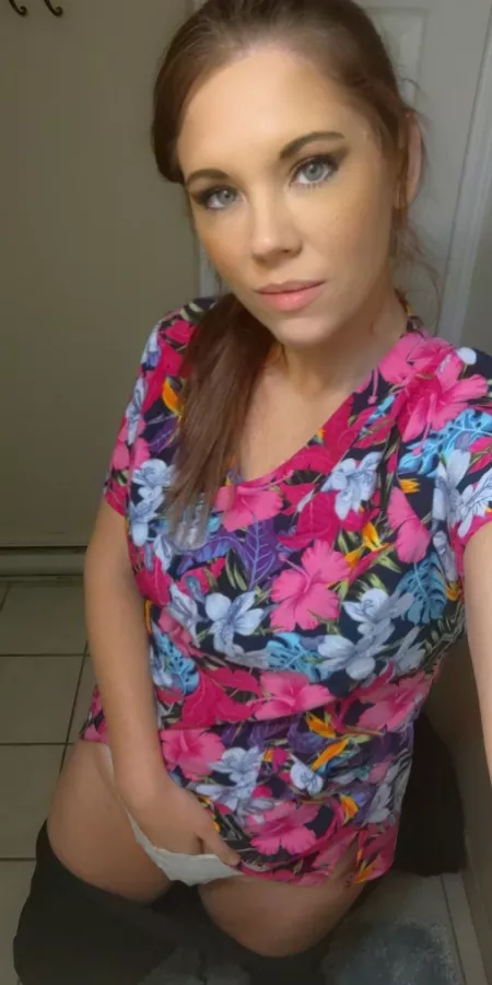 Just playing a little bit in the bathroom 😜 by peekinmypanties