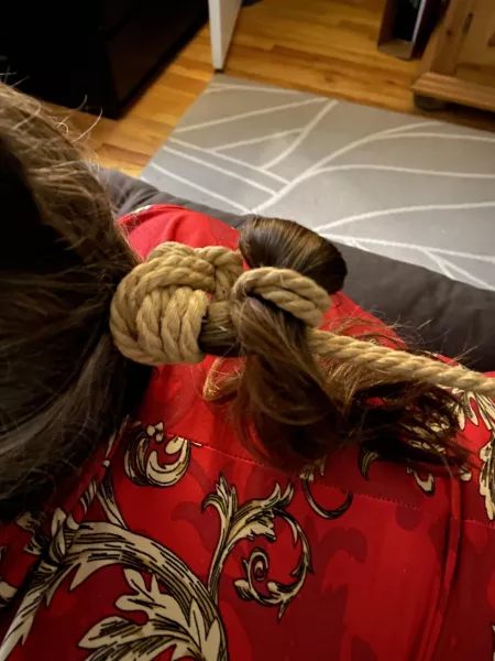 Just Playing With Hair Ties by opaque_elf