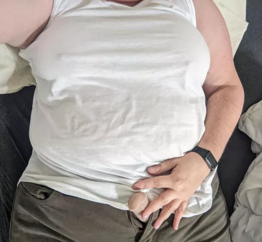 Just pulling my dick out a little. 😏 by thisisthethrowaway88