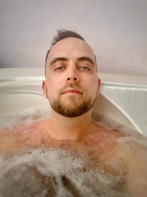 Just relaxing in the hot tub by encreturquoise