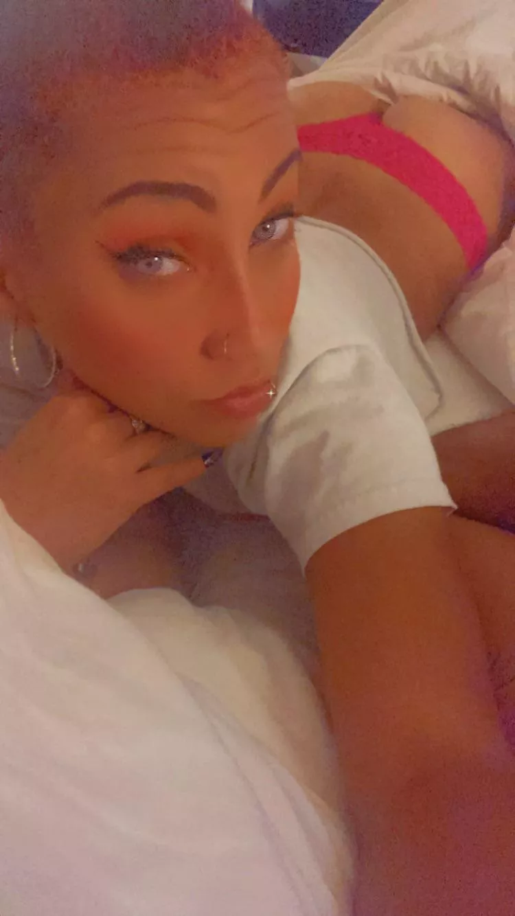 Just shaved my head again today ☺️ posted by Lorda-MERCY