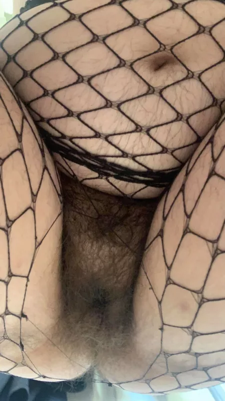 Just showing off my fur and fishnets :3 by scoobsboob