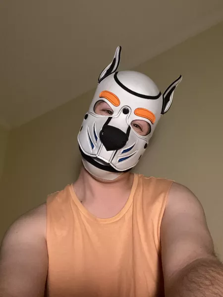 Just sitting here being a good boy before bed by bobbymoon145