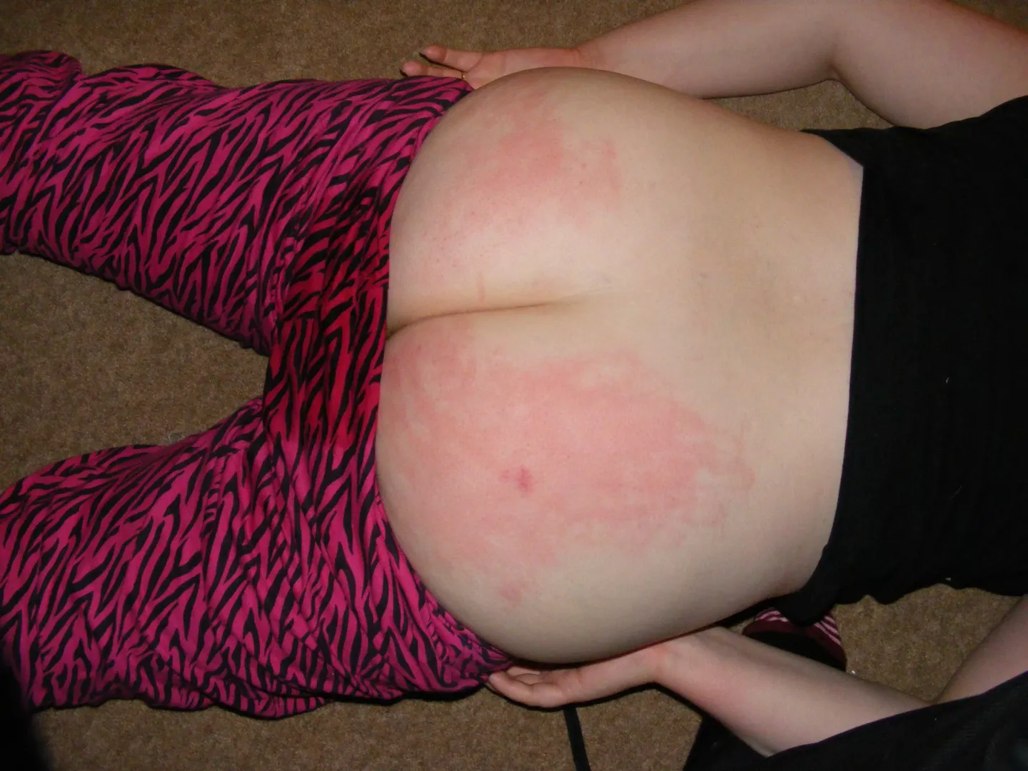 Just smacked her are until she cried. Who else wants a turn? posted by Longjumping-Room-903