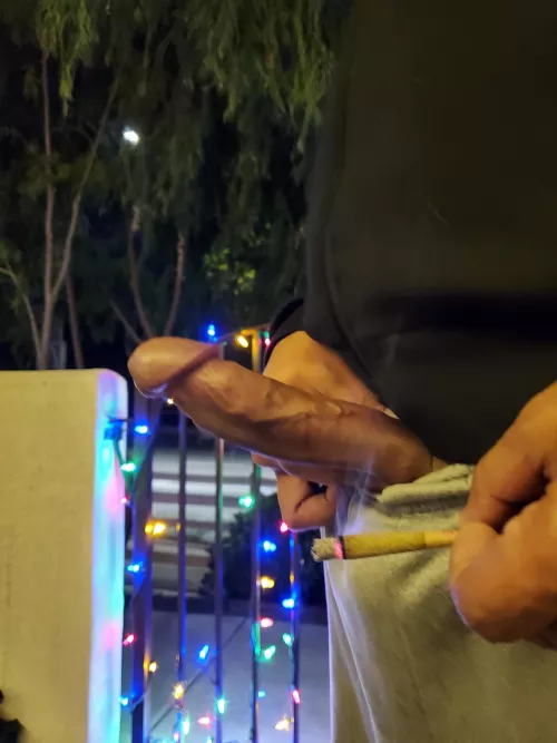 Just smoking a J on my front porch. by Phlip037