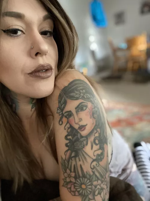 Just soaking up my morning being topless by Coconut-Silent