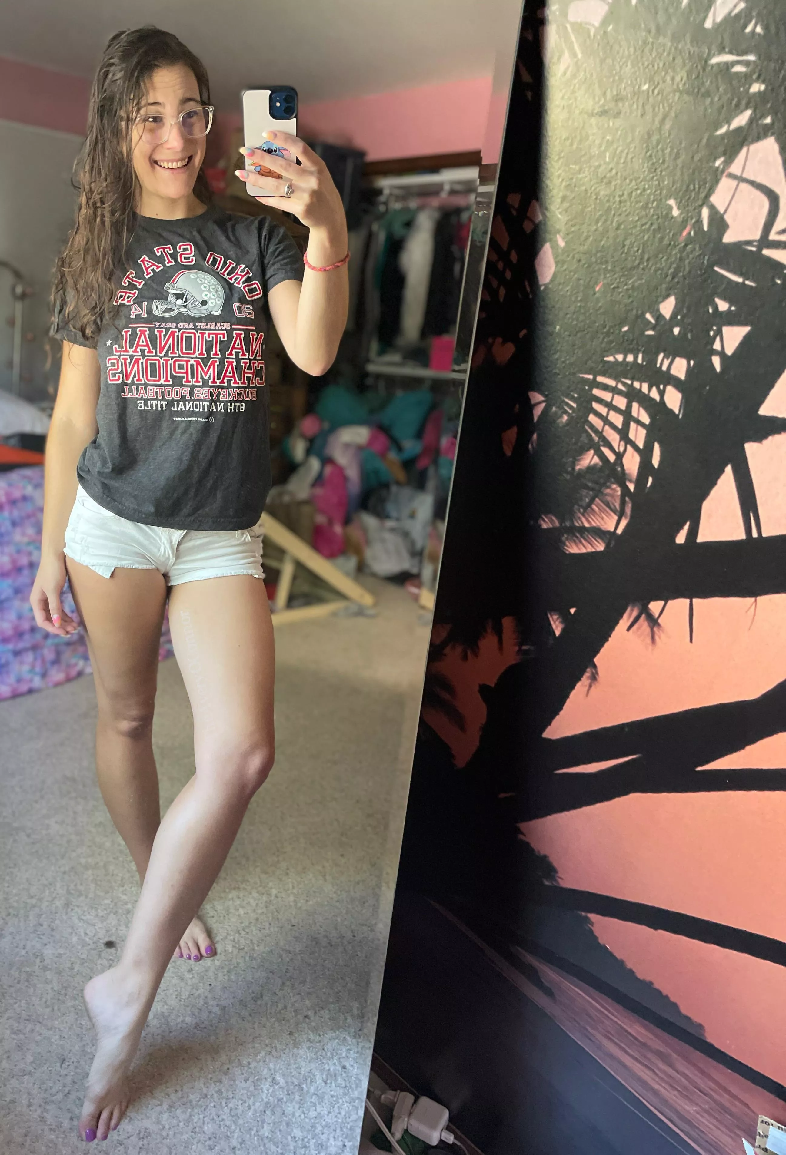 Just some baby giraffe legs on a big Bears fan posted by TheAveryOConnor