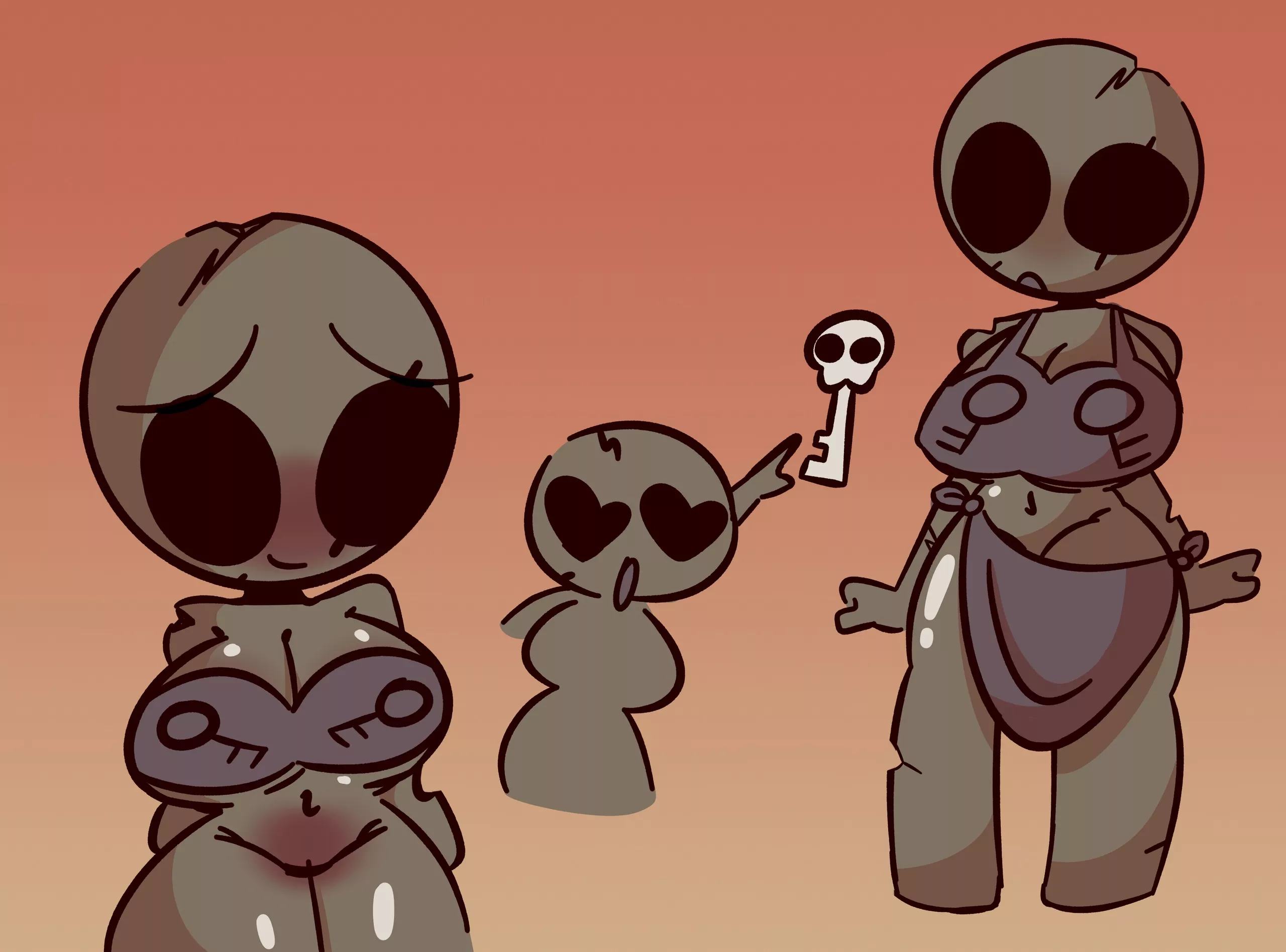 just some colored key bum sketches but ill still share posted by Henry34111