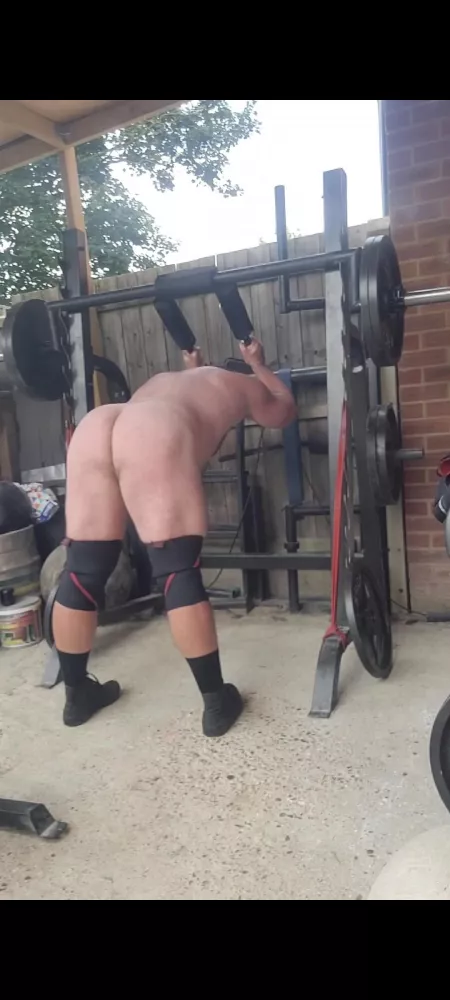 Just stretching by strongdickie