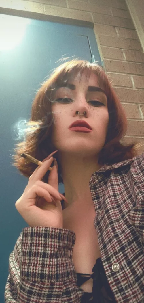 Just taking a little break at work by dani_delightful