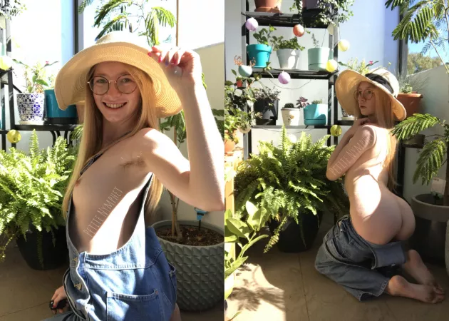 Just tending to my garden & soaking up some sun! by petite_nymphet