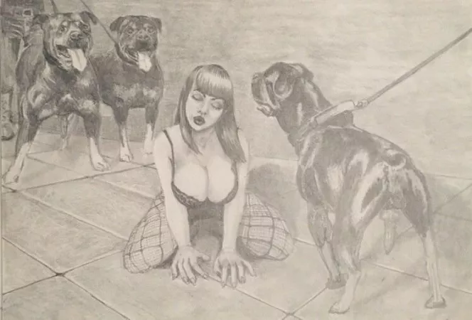 Just the right number of horny dogs... (bowowow) by TeeniTini