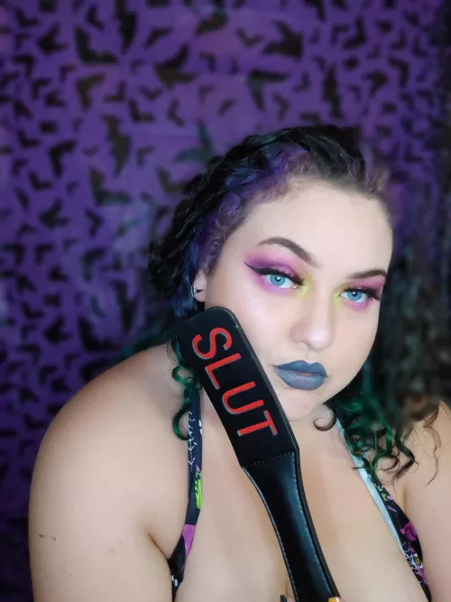 Just thought my makeup was cute here by Flick-my-beann