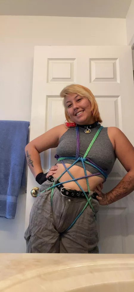 Just trying some new patterns on my friend. What do y’all think? by Winter15coming