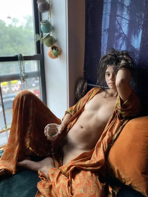 Just waiting for my hair to dry … by lolasrosebud