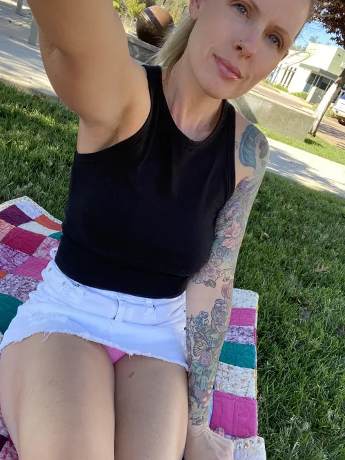 Just waiting for my two teenagers. I still can’t believe this momma has two of them already! 38/F by iamSkylerXO