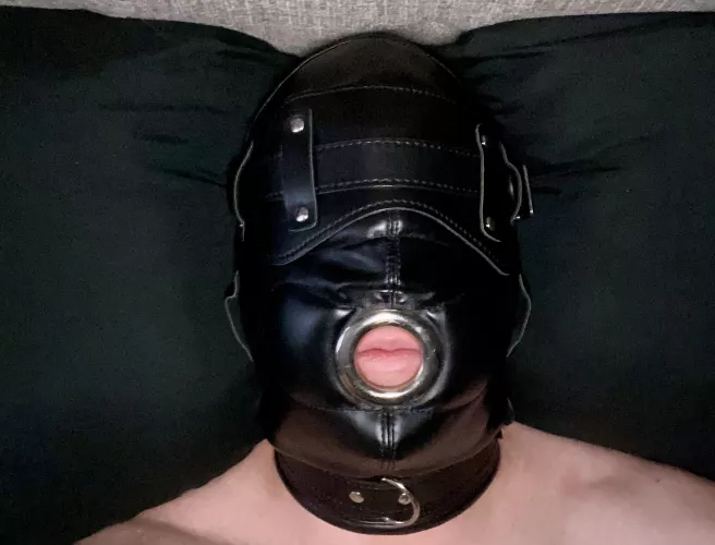 Just waiting on my wife to get home for a play session. Caged and strapped up with her favorite dildo as well. I’m just her little sex toy. by UnholyGinger12