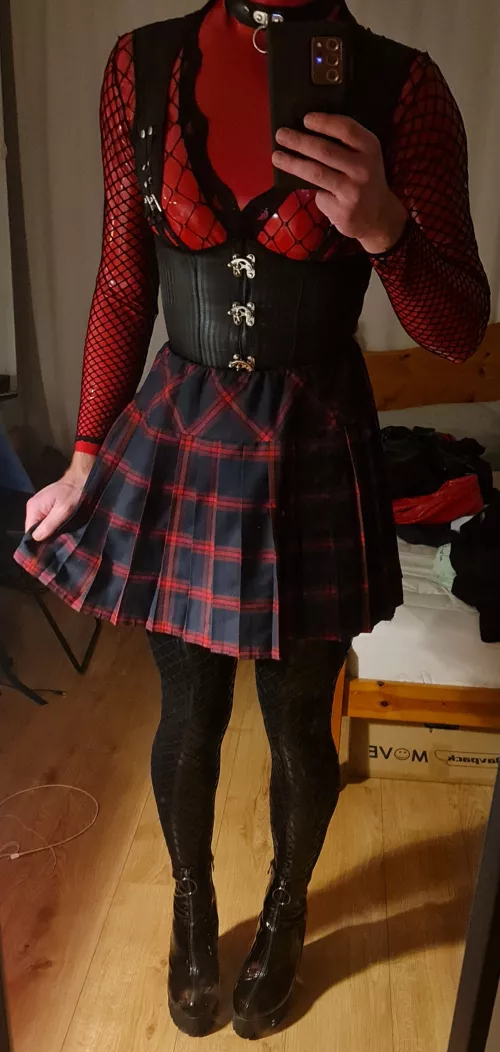 Just wish I had a latex corset to finish off this cute little number by nsfwthrow8way