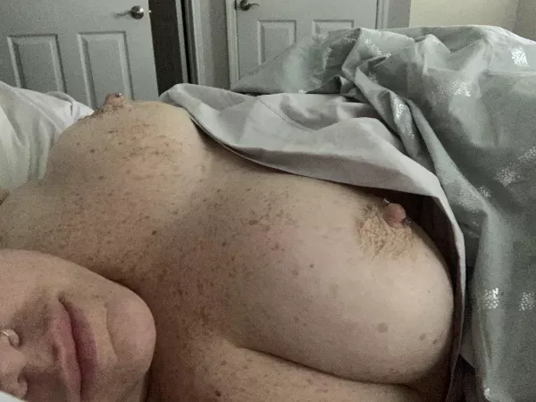 Just woke up and not ready get out of bed and dressed by Anon019026