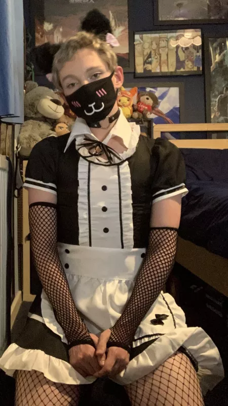 Just ya simple femboy cat maid x 🐱x by xFox_Boy_Funxx