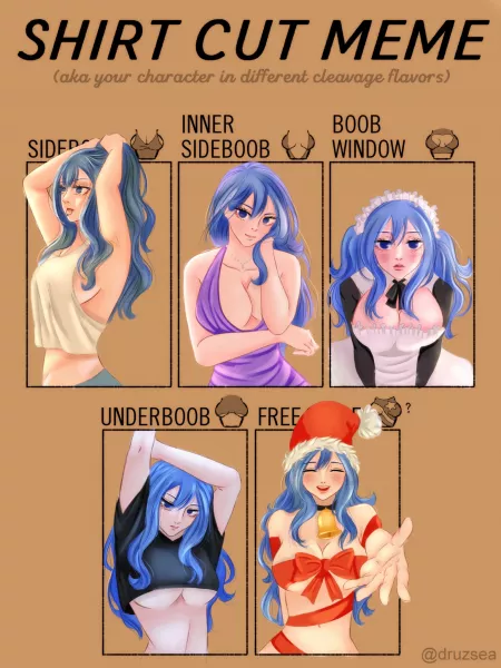 Juvia appreciation post day 37 (what's your preference?) by thymenA7X