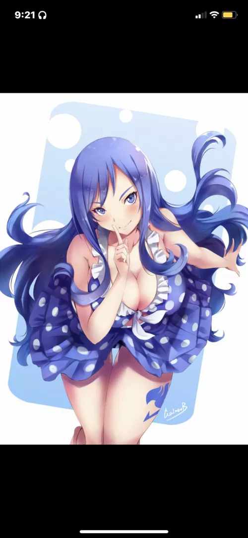 Juvia in swimsuit by Background_Ad_6915