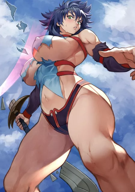 Kai Harn defeated (yoshio) [Bastard!!] by protoshujin